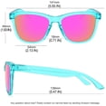 thumbnail image 3 of Polarized Classic Retro Sunglasses for Men and Women, Trendy UV400 Protection Shades, 3 of 6