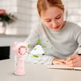 thumbnail image 4 of Miniventilador USB recargable de mano para niños, ventilador de juguete portátil y silencioso de escritorio con viento suave, seguro para niños, 3 velocidades, 4 of 7