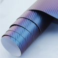 thumbnail image 6 of 3D Carbon Fiber Vinyl Car Roll Warp Film Sticker Decal Chameleon DIY Waterproof, 6 of 6