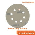 thumbnail image 4 of TOPXUAN Orbital Sander Pads 5 Inch 8 Holes 600 Grit Sanding Disc,Hook and Loop Wet/Dry Gold Replacement Sandpaper,Suitable for Wood,Plastic Grinding and Polishing,Pack of 50, 4 of 6