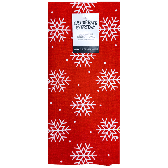 Snowflakes Decorative Kitchen Towel
