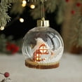 thumbnail image 1 of Xihbxyly Colgante Navideño de Papá Noel, Adorno de Plástico Transparente, Detalles Pintados a Mano, Fácil de Colgar, Variedad de Tamaños y Colores, Decoración Versátil, Alegría Navideña, Regalo Ideal, 1 of 7
