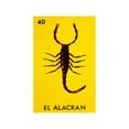 thumbnail image 2 of Playera Blusa de El Alacran De La Loteria Mexicana Tradicion Mexicana Mexico Color Morado Talla Chica Marca Emil SaEs, 2 of 4