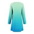 thumbnail image 5 of mfyjkho Vestidos de fiesta para mujer, Vestido tipo jersey estampado de manga corta y cuello redondo para mujer Vestidos largos para mujer s, 5 of 5