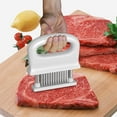 thumbnail image 5 of Meat Tenderizer With 48 Stainless Steel Blades Tenderizing Steak Chicken Beef Fish Pork Removable And Washable Tenderizer, 5 of 5