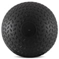 thumbnail image 2 of ProSource Fit 25 Pound Slam Gentle Treaded Texture Fitness Medicine Ball, Black, 2 of 2