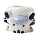 thumbnail image 3 of Maceta de cerámica con forma de animal, maceta decorativa, soporte para plantas, florero Cebra 10x9x83cm, 3 of 9