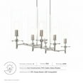 thumbnail image 7 of Modway Skylark 6-Light Chandelier in Clear Polished Nickel, 7 of 7