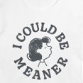 thumbnail image 3 of Peanuts - I Could Be Meaner Lucy - Juniors Cropped Graphic T-Shirt, 3 of 6