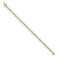 thumbnail image 2 of 14K Yellow Gold bracelet Diamonds Diamond Round 7 in 5 mm, 2 of 2