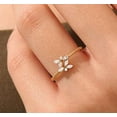 thumbnail image 4 of vylahjewellery Classic 14K Yellow Gold Ring 1.5 Ct Marquise Cut Moissanite Diamond Engagement Ring, 4 of 5