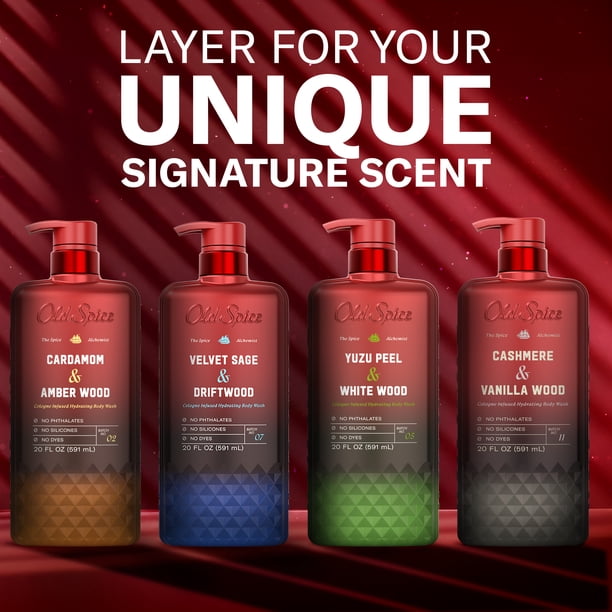 Old Spice Body Wash, Cardamom & Amber Wood, 20 fl oz - Walmart.com