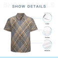thumbnail image 7 of High Quality Hawaiian Shirts for Men Short Sleeve Aloha Beach Shirt Floral Summer Casual Button Down Shirts Blouses BO7BUU, 7 of 7