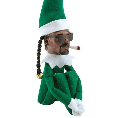 Willstar Snoop on a Stoop Elf Doll for Hip Hop Lover，Christmas Elf ...