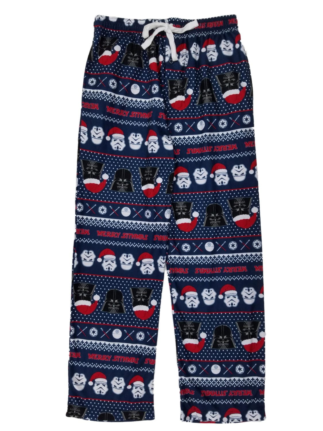 Star Wars Star Wars Merry Sithmas Mens Navy Flannel Holiday Sleep