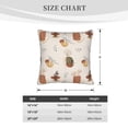 thumbnail image 5 of LNWH Hand Drawn Boho Design Throw Pillow Covers, Square Soft Linen Decorative Pillow Cases, 20"x20", 5 of 8