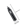 thumbnail image 2 of Moluckfu 1Jgo Eliminador Eléctrico De Vello Nasal Y Facial Negro Para Uso Personal Con Bajo Consumo, 2 of 8