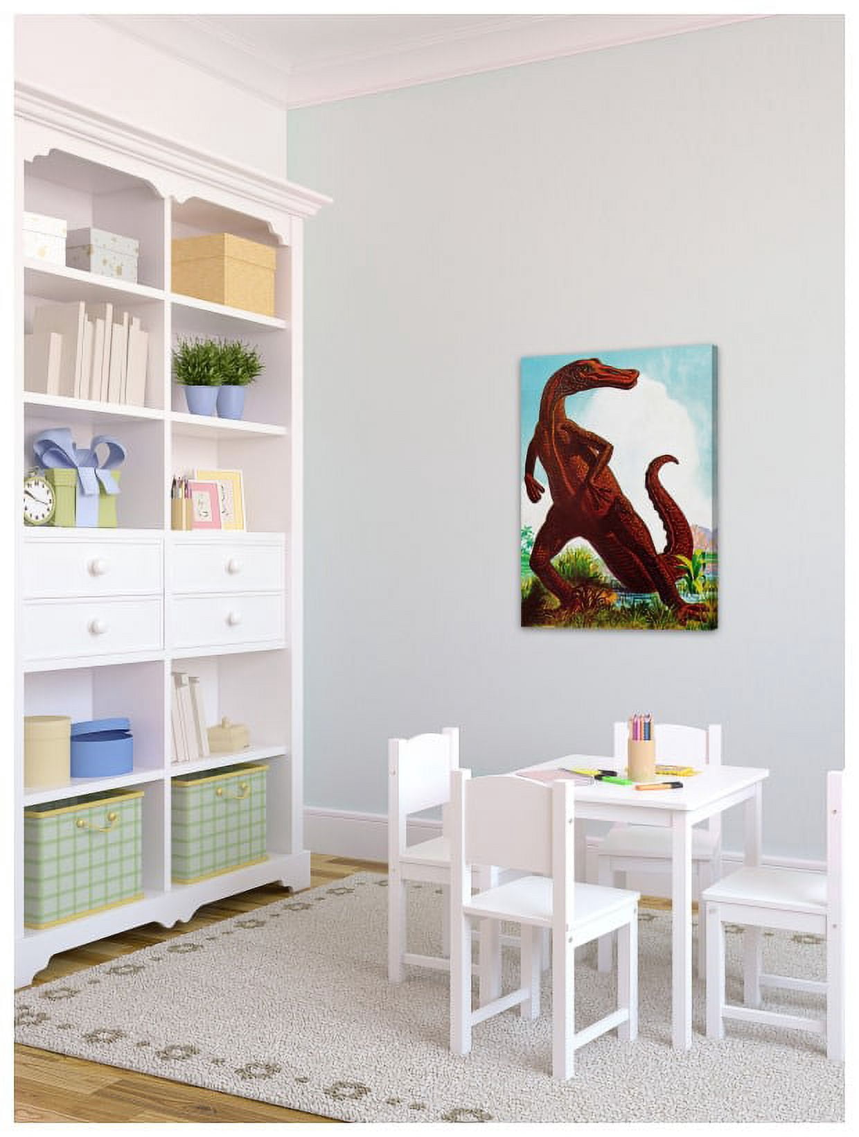 Marmont Hill "Dinosaur" by Curtis Painting Print on Canvas