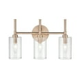 thumbnail image 2 of Millennium Lighting  Chastine Bathroom Vanity Light Fixture with Clear Beveled Glass Shades 4 Light - Brushed Nickel, 2 of 5