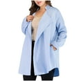thumbnail image 2 of BangWanChi Lightweight Jacket Women Quilted Plus Size Women's Lapel Cardigan Thin Temperament Long Sleeved Women's Windbreaker Jacket, 2 of 5