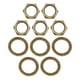 thumbnail image 2 of Arandela de tuerca hexagonal,Piezas de repuesto para arandelas de tuercas hexagonales de guitarra eléctrica,Juego de tuercas y arandelas para conector de clavija de guitarra,Arandelas para, 2 of 8