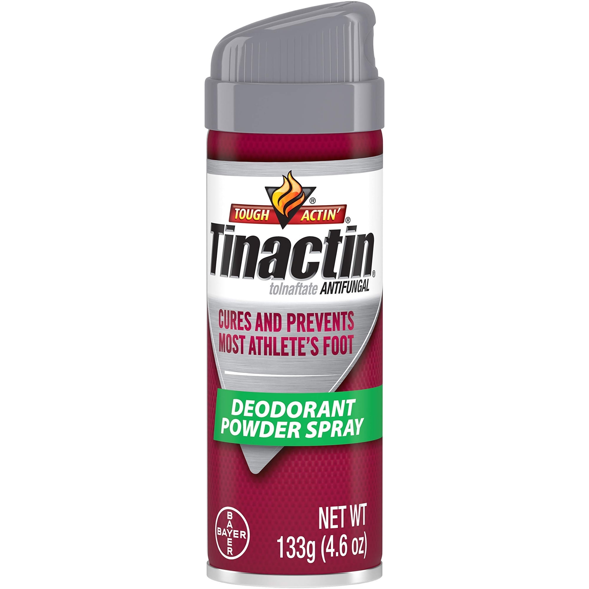 Tinactin Athlete's Foot Antifungal Deodorant Powder Spray, 4.6 oz Can Pack of 2