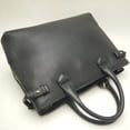 thumbnail image 4 of Pre-Owned BURBERRY Banner Nova Check ITCF&10SCA Handbag, Grain Leather, Black/Beige, Women's,..., 4 of 25