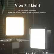 Ulanzi VIJIM VL81 Mini LED Video Light with Soft Diffuser 3200K–5500K Adjustable Color Temperature, USB-C Rechargeable, 3 Cold Shoe Mounts for Vlogging & Studio Lighting