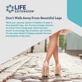 thumbnail image 6 of Life Extension Youthful Legs - Healthy Vein And Leg Support Supplement For Women - Gluten-Free, Non-GMO - 60 Softgels, 6 of 10