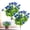H, variant on Artificial Flowers Greenery Stems UV Resistant & Weatherproof For Farmhouse Indoor Decor