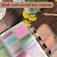 thumbnail image 5 of Bible Study Supplies,Bible Journaling Kit,Bible Study Kit with Journal,12 No Bleed Highlighters,12 Gel Pens,75 Tabs, 400 Sticky Notes,Christian Gifts for Women Men (Pink), 5 of 7