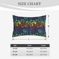 thumbnail image 6 of Daiia Magical Mushrooms and Flowers Bedding Waterproof Pillow Protector Zippered Queen – Bed Bug Proof Pillow Encasement-20"x30", 6 of 9