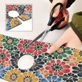 thumbnail image 6 of Yayeee Faucet Mat for Kitchen Sink 14.7" Diatomite Long Splash Guard Pad, Dark Floral, 6 of 7