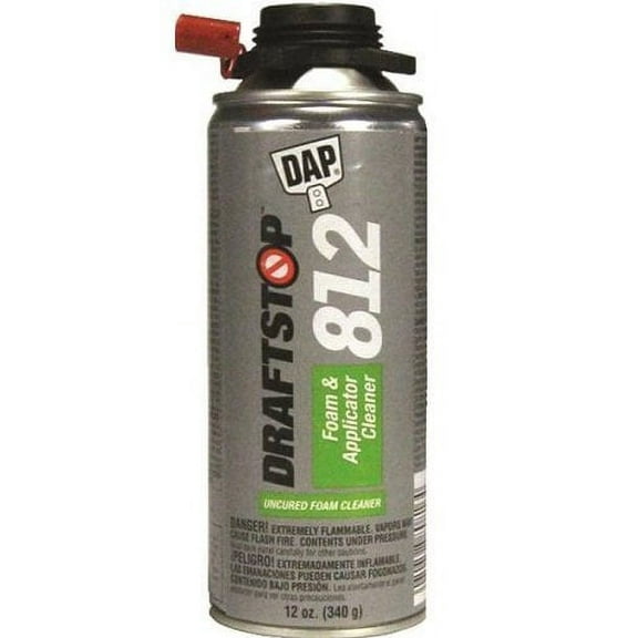 DAP Draft Stop Foam Cleaner Aerosol - Strong Solvent - 12 oz