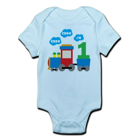 CafePress - Train 1St Birthday Infant Bodysuit - Baby Light