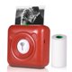 thumbnail image 1 of PeriPage A6 Mini Impresora de bolsillo HD 304DPI Impresora térmica inalámbrica BT Imagen Foto Etique TOMSHOO Rojo, 1 of 7