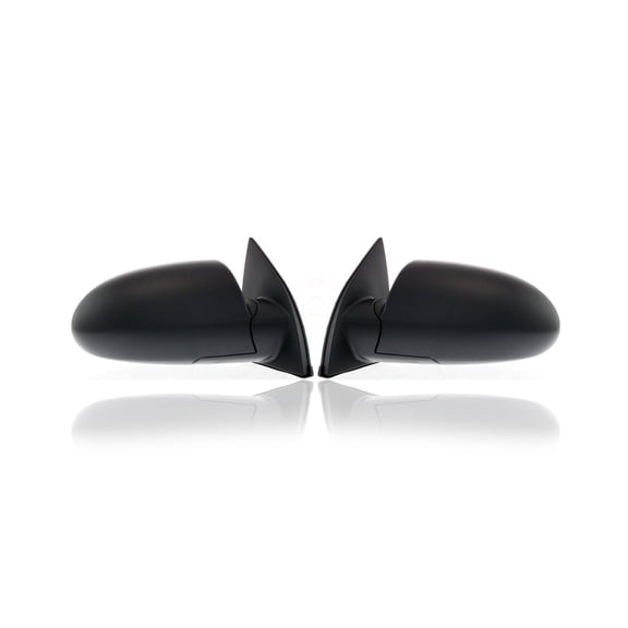 Door Mirror - Compatible/Replacement for '06-09 Hyundai Accent Sedan, 07-09 Hatchback - Powered - Pair, Left Driver   Right Passenger Set - 876201E120, 876101E100