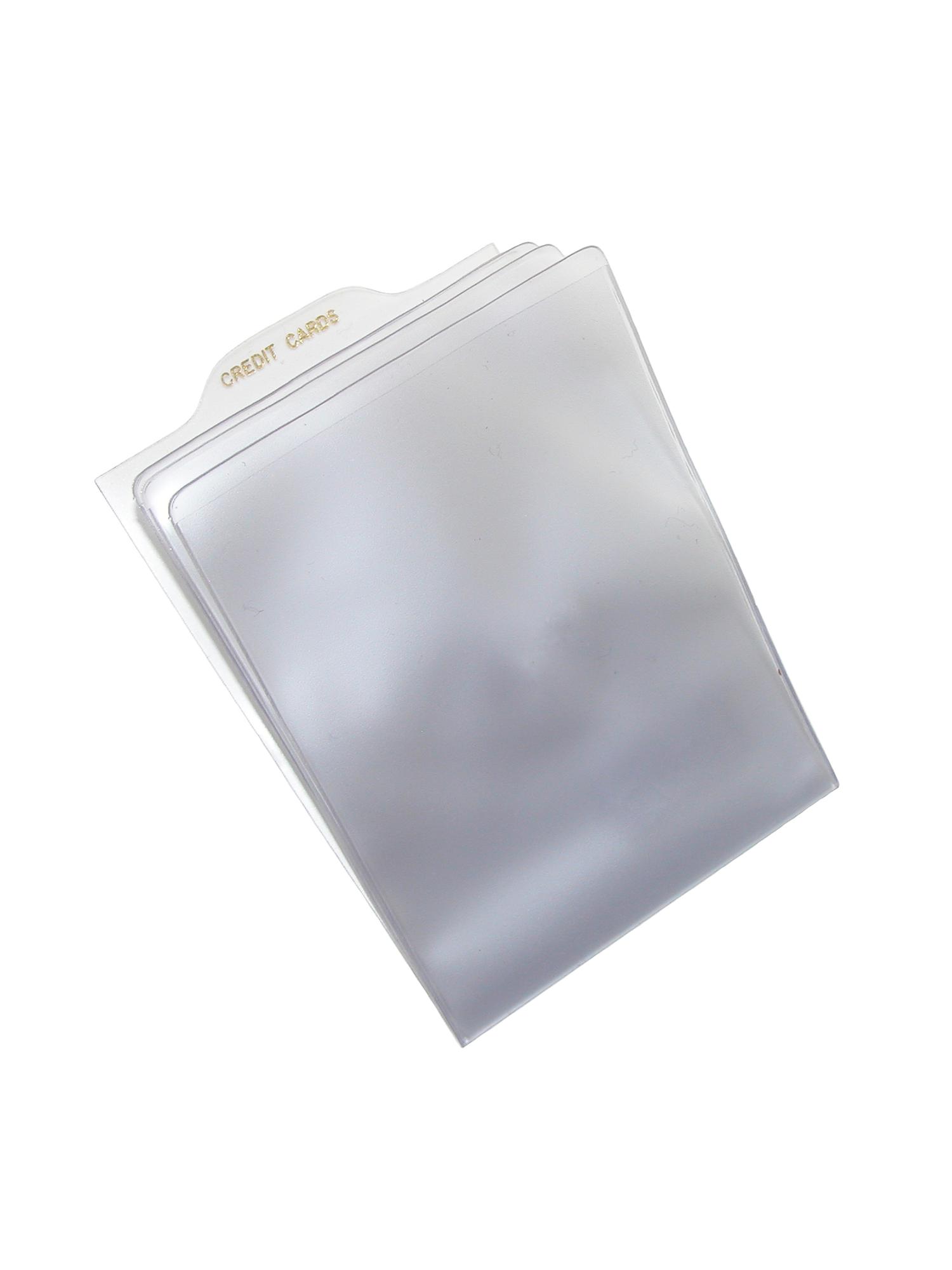 Buxton Pull Tab Window Inserts for Money Clip & Front Pocket Wallet