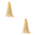 thumbnail image 2 of Jumpingount Mujer Universal verano gradiente chal bufanda portátil decoración Bandana accesorio decorativo Casual fiesta naranja amarillo Naranja amarillo 2piezas, 2 of 6