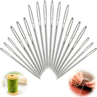 Unbraded Wedong Large Eye Blunt Needles, 21pcs Yarn Knitting Needles  Tapestry Needles Stainless Steel Hand Sewing Needles Craft Sewing