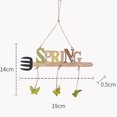 thumbnail image 6 of Riguas Easter Letter Pendant Exquisite Wooden Easter Hanging Pendant with Butterfly Tassel for Home Festival Decor, 6 of 8