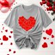 thumbnail image 2 of Camisetas de Manga Corta para Mujeres, Camiseta de Cuello Redondo Impresa de Moda, Primavera Y Verano Casual, 2 of 8