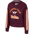 thumbnail image 2 of Women's Colosseum  Maroon Virginia Tech Hokies Honeymoon Sweatshirt, 2 of 3