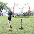 thumbnail image 6 of Baseball Batting Tee for kids, Portable Softball Baseball Tees for Hitting, Adjustable Angel Baseball Ball Caddy, Easy to Assemble, Intensive Support Frame, Batting Training Practice, Red, 6 of 7