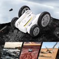 thumbnail image 1 of Coche de de eléctrico 4WD, vehículo de doble cara de 360 degree, juguete de camión de GHz y coche de Control o de escalada de , Blanco Baoblaze Coche acrobático RC, 1 of 8