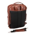 thumbnail image 6 of McKlein U Series, EAST SIDE , Pebble Grain Calfskin Leather 17" Leather, 2-in-1, Laptop & Tablet, Convertible Travel Backpack & Cross-Body, Brown (18874), 6 of 10