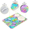 thumbnail image 4 of SKYSONIC Dish Drying Mat for Kitchen Counter Colored Tropical Butterflies Eco Friendly Drying Mat - Easy to Clean Heat Resistant Dish Mat - 16x18, 4 of 6