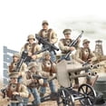 thumbnail image 2 of Soldados del ejército militar de la Segunda Guerra Mundial, soldados alemanes de la Segunda Guerra Mundial, figuras de las fuerzas especiales, MOC, bloques de construcción DIY, juguetes para niños, 2 of 5