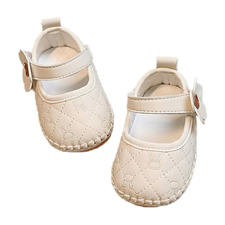 

CocMouse Baby Girl Synthetic Leather Flat Shoes Infant Flower Walker Crib Shoes