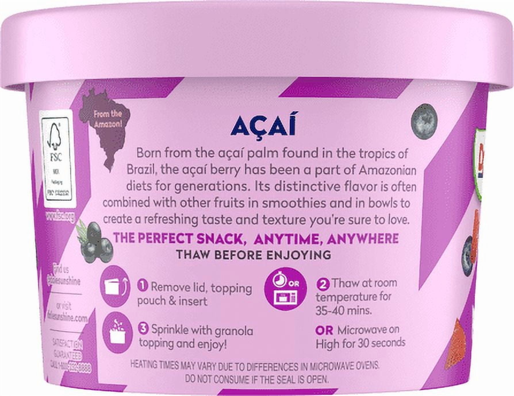 Dole Acai Original Frozen Smoothie Bowl, 6 oz